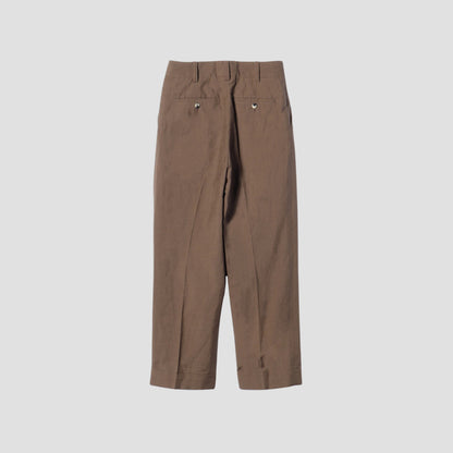 SOFT WOOL LINEN TROUSERS