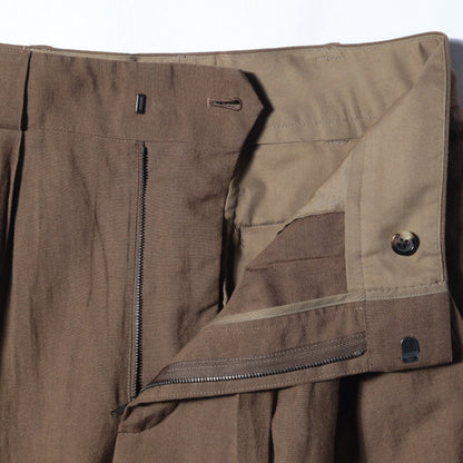 SOFT WOOL LINEN TROUSERS