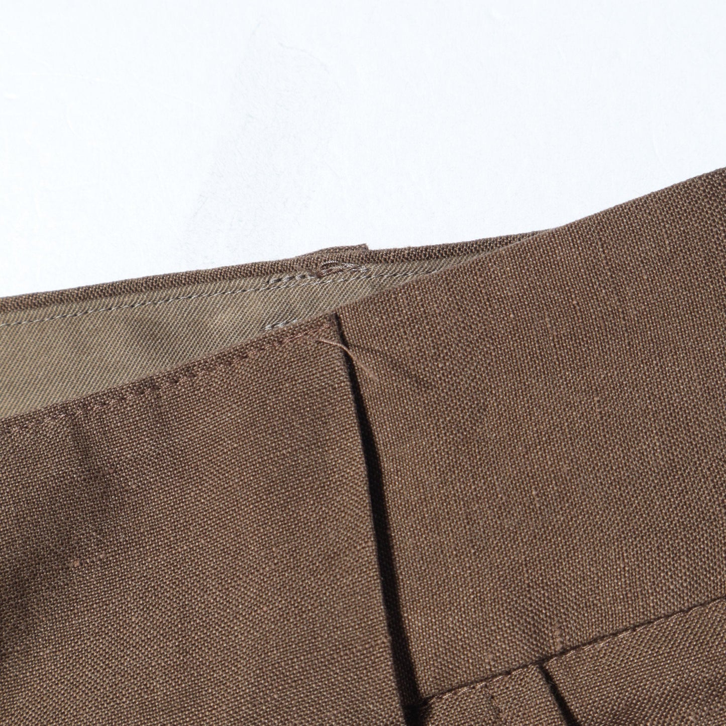 SOFT WOOL LINEN TROUSERS