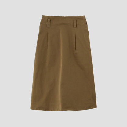 COTTON TWILL SKIRT