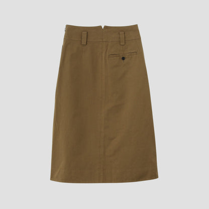 COTTON TWILL SKIRT