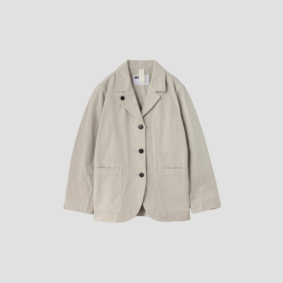 WASHED COMPACT COTTON JACKET