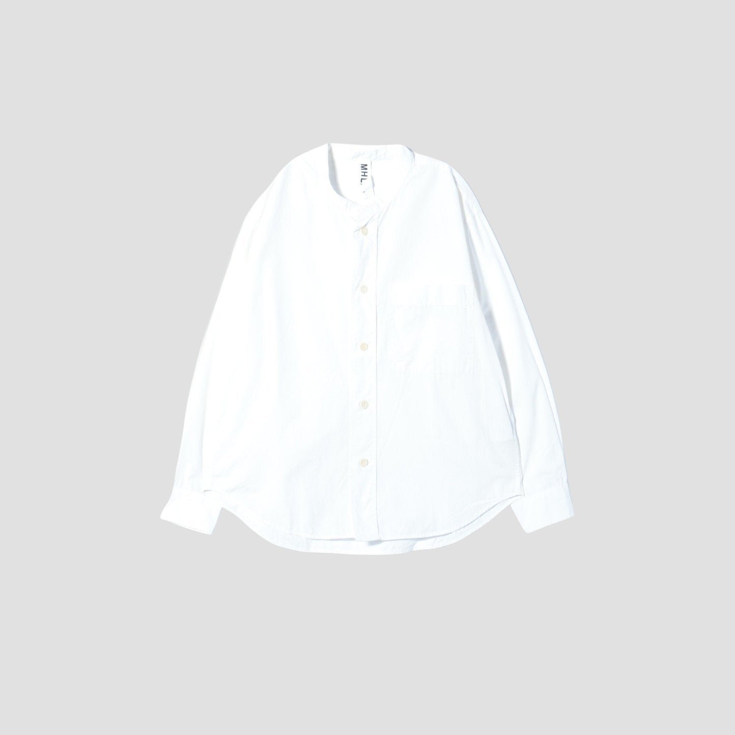 GARMENT DYE COTTON POPLIN SHIRT