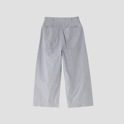 HAIRLINE COTTON TROUSERS