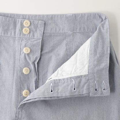 HAIRLINE COTTON TROUSERS