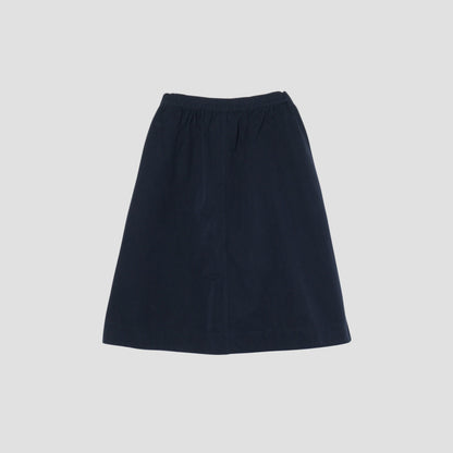 COTTON WOOL CANVAS SKIRT