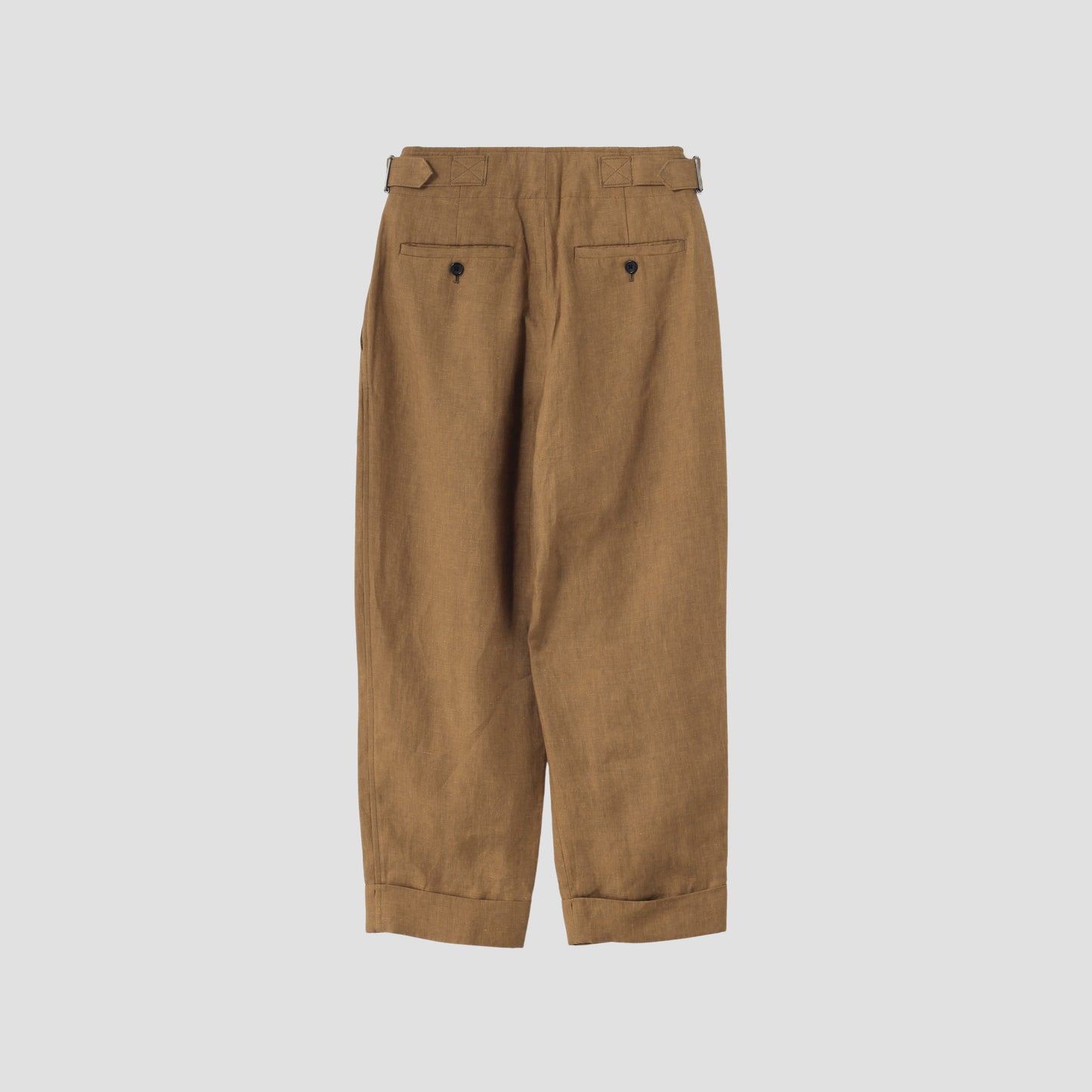 YARN DYED LINEN TROUSERS