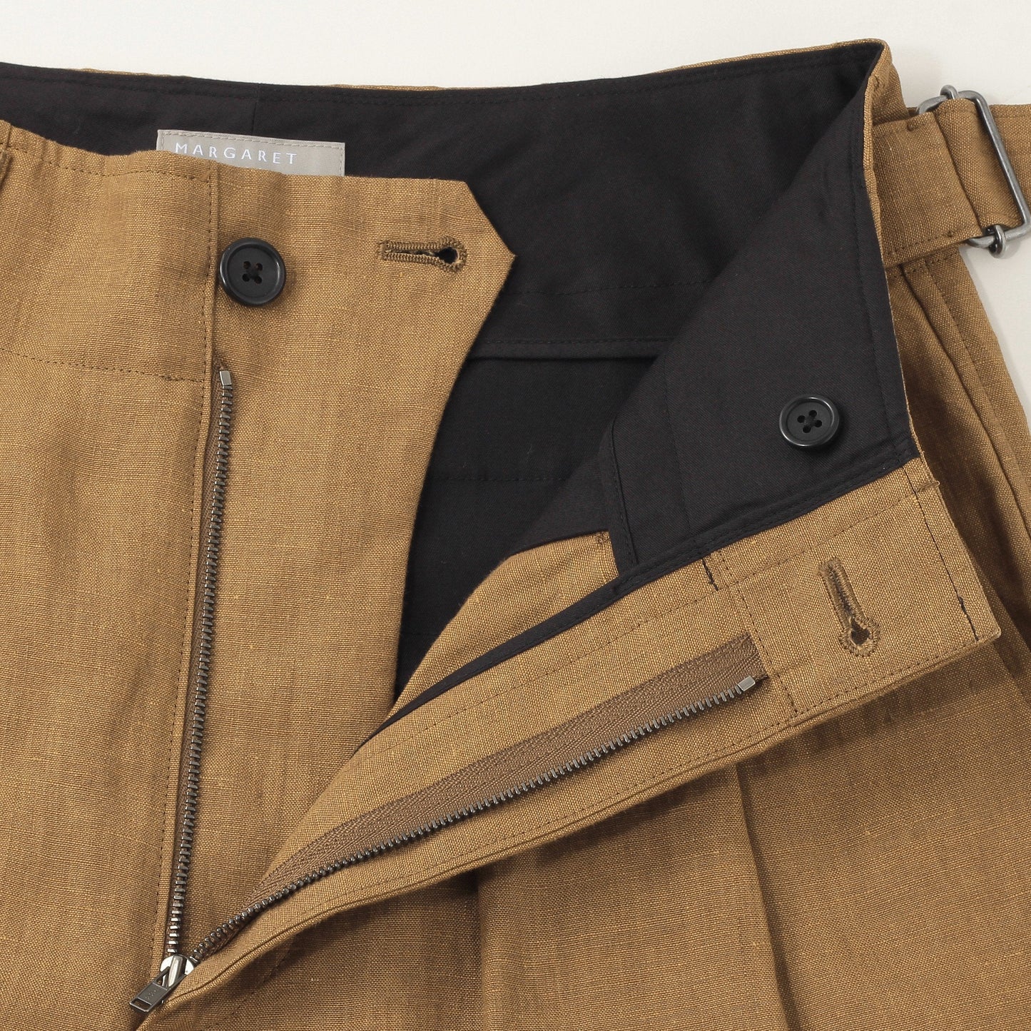 YARN DYED LINEN TROUSERS