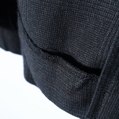 LARGE CHECK WOOL COTTON SKIRT