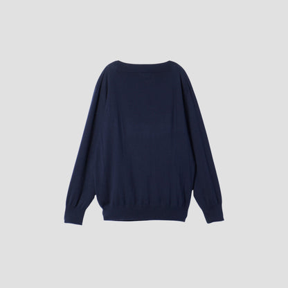 FINE COTTON WOOL JUMPER KNIT
