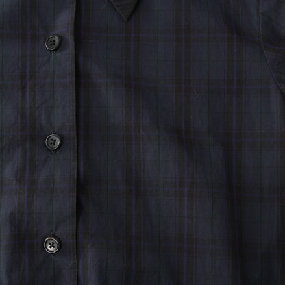 TARTAN POPLIN COTTON DRESS