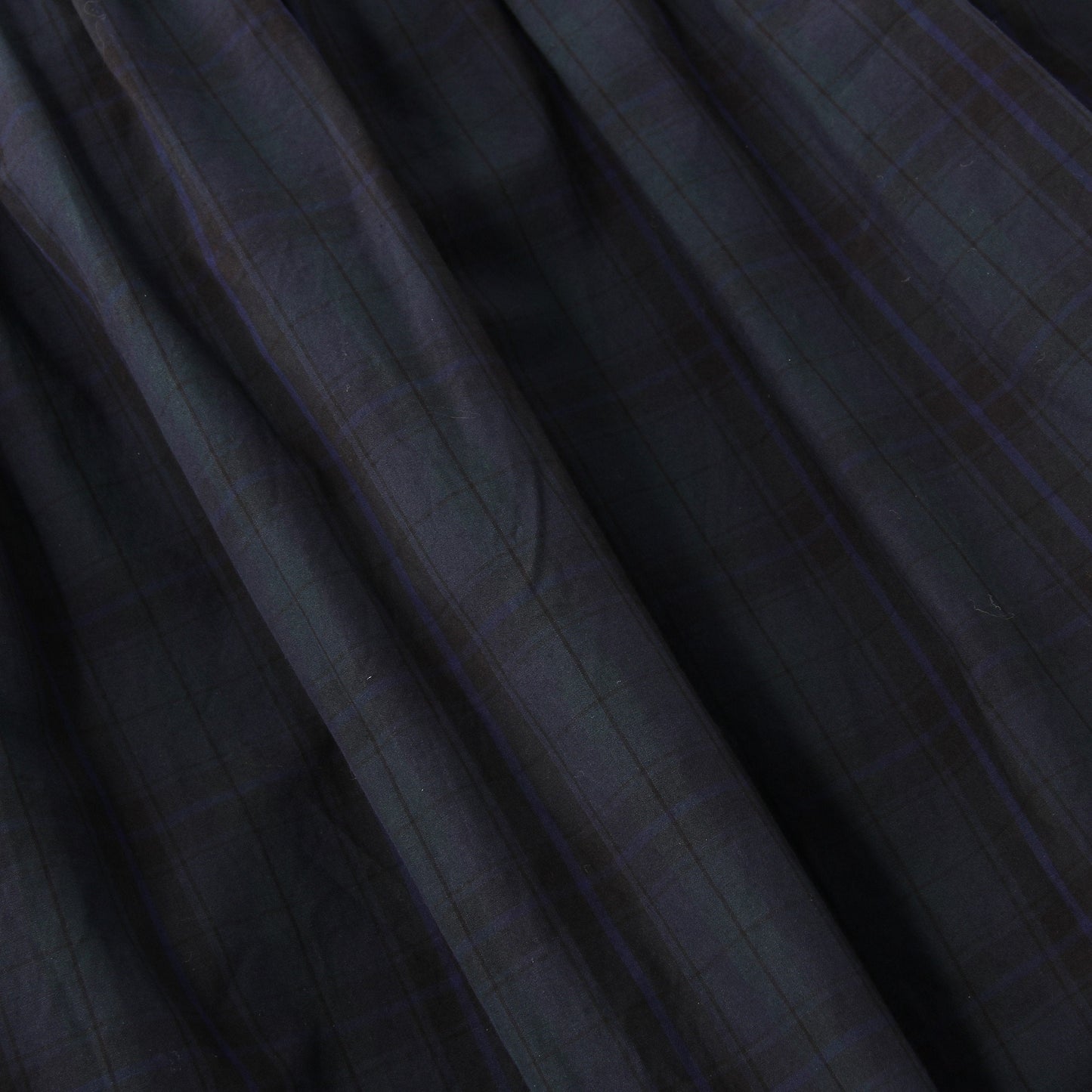 TARTAN POPLIN COTTON DRESS