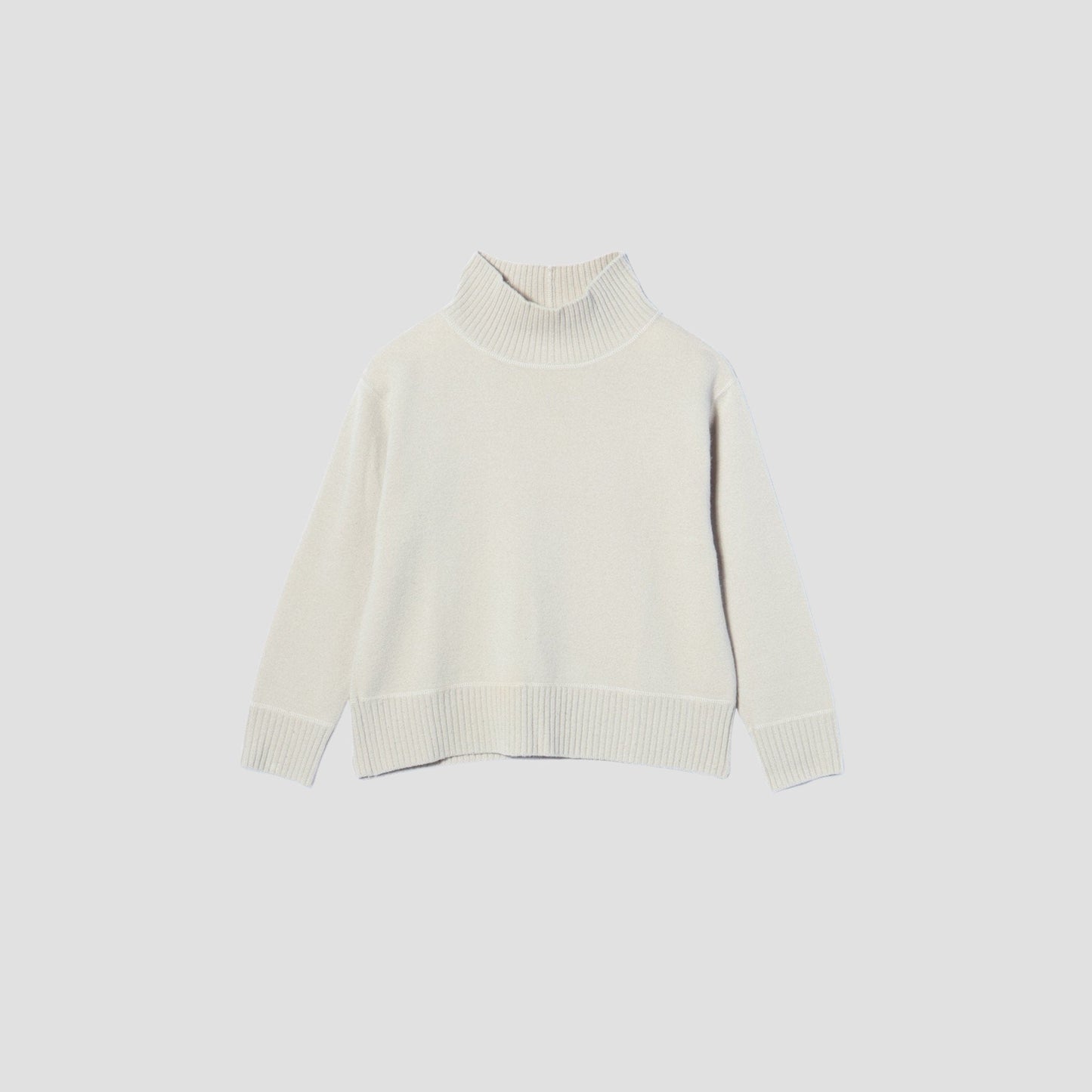 FELTED ROUGH WOOL KNIT