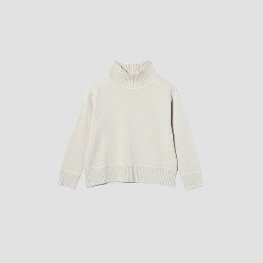 FELTED ROUGH WOOL KNIT