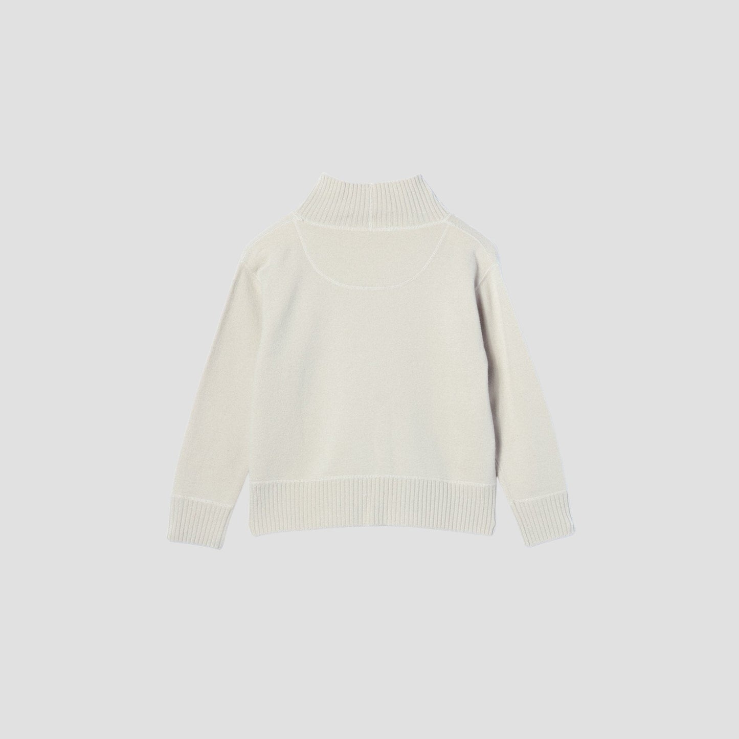 FELTED ROUGH WOOL KNIT