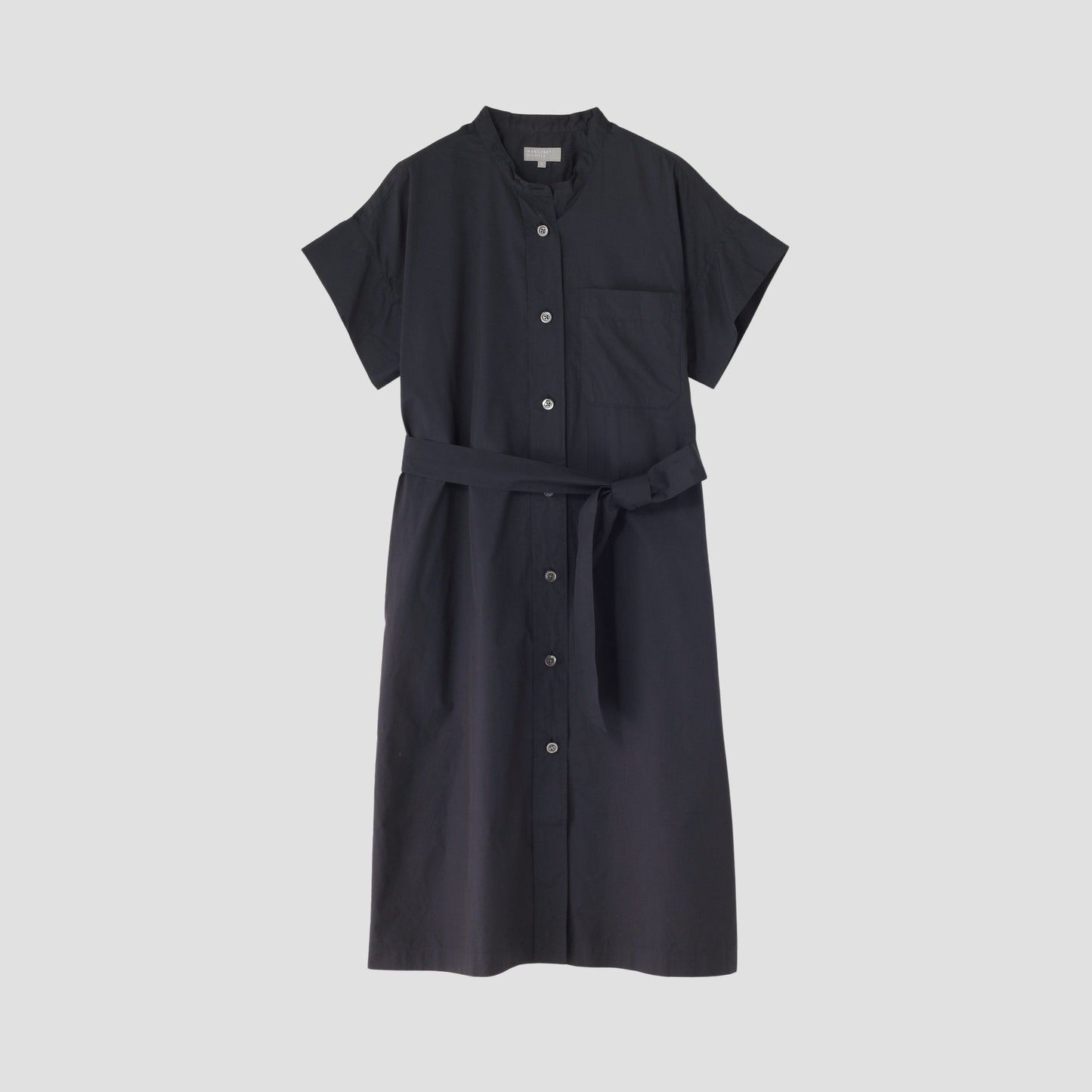 COTTON SILK CHAMBRAY DRESS