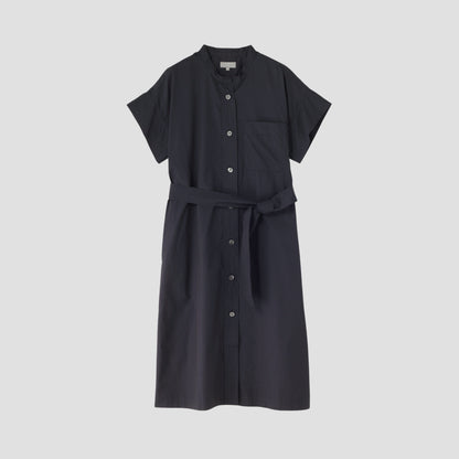 COTTON SILK CHAMBRAY DRESS