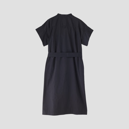 COTTON SILK CHAMBRAY DRESS