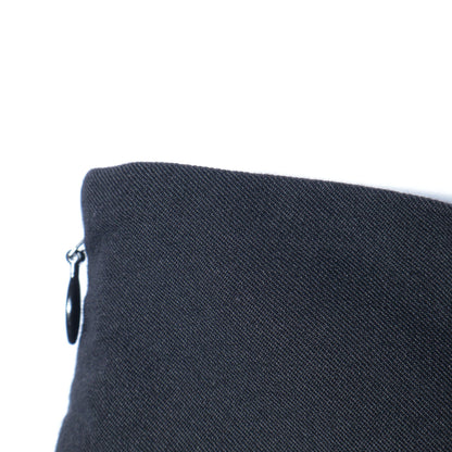 FINE WOOL COTTON TWILL SKIRT