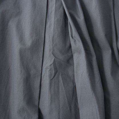 SILK COTTON POPLIN SKIRT