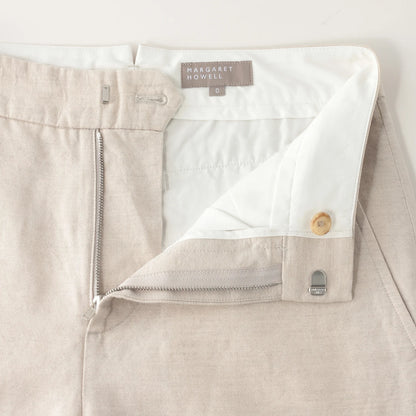 COTTON LINEN TROUSERS