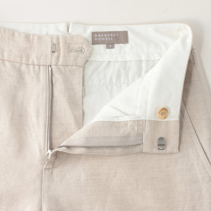 COTTON LINEN TROUSERS