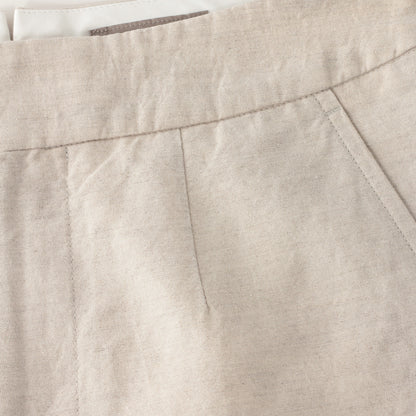 COTTON LINEN TROUSERS