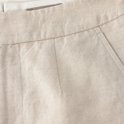 COTTON LINEN TROUSERS