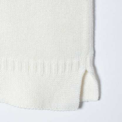 V NECK GUERNSEY KNIT