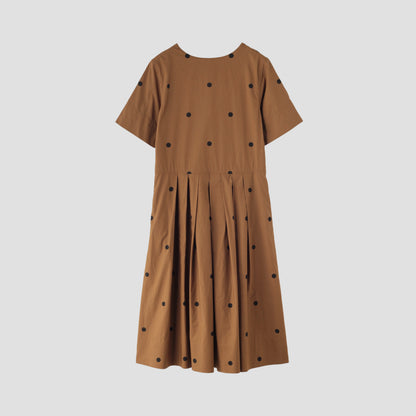 BIG SPOT COTTON DRESS