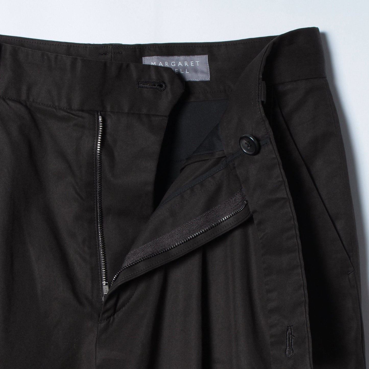 SOFT BRUSHED COTTON TWILL TROUSERS