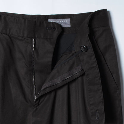 SOFT BRUSHED COTTON TWILL TROUSERS