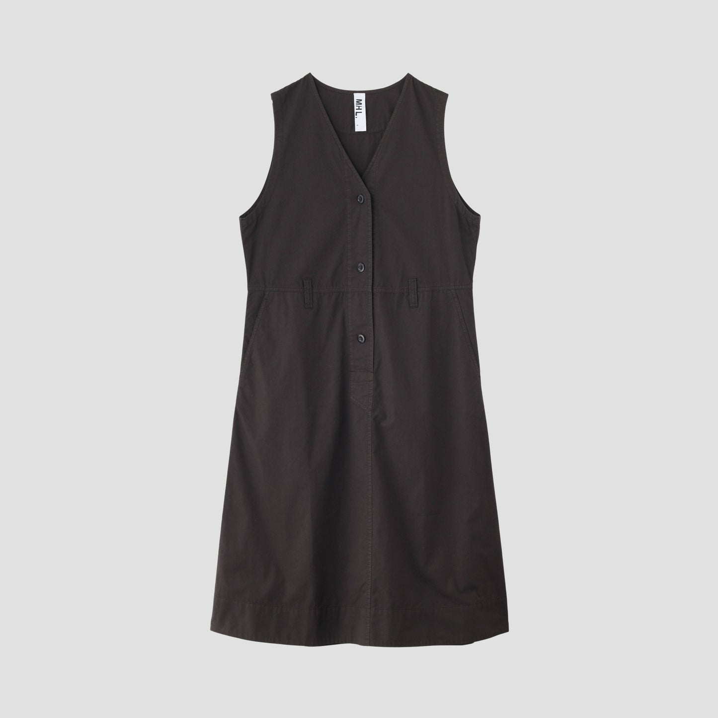 SUPERFINE COTTON TWILL DRESS