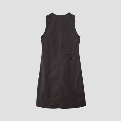 SUPERFINE COTTON TWILL DRESS