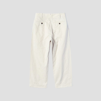 COTTON LINEN SILK TROUSERS