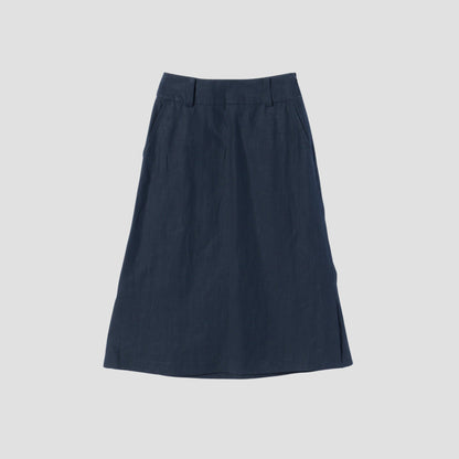 HIGH DENSE LINEN SKIRT