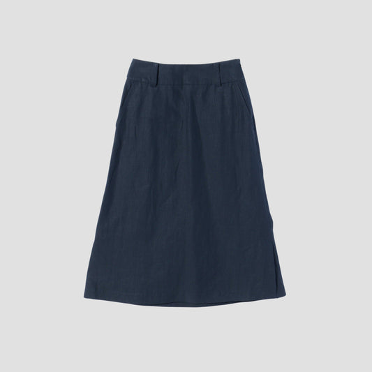 HIGH DENSE LINEN SKIRT