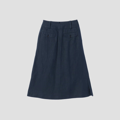 HIGH DENSE LINEN SKIRT