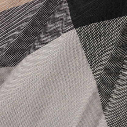 LARGE CHECK WOOL BLEND SKIRT