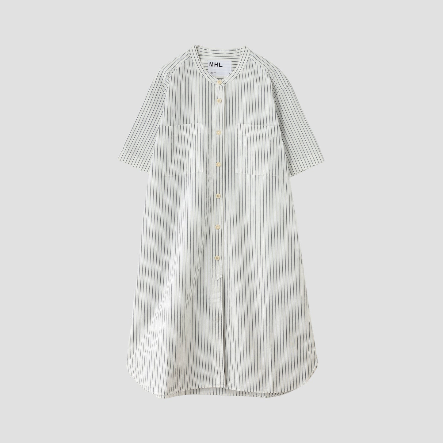 YARN DYE COTTON LINEN DRESS