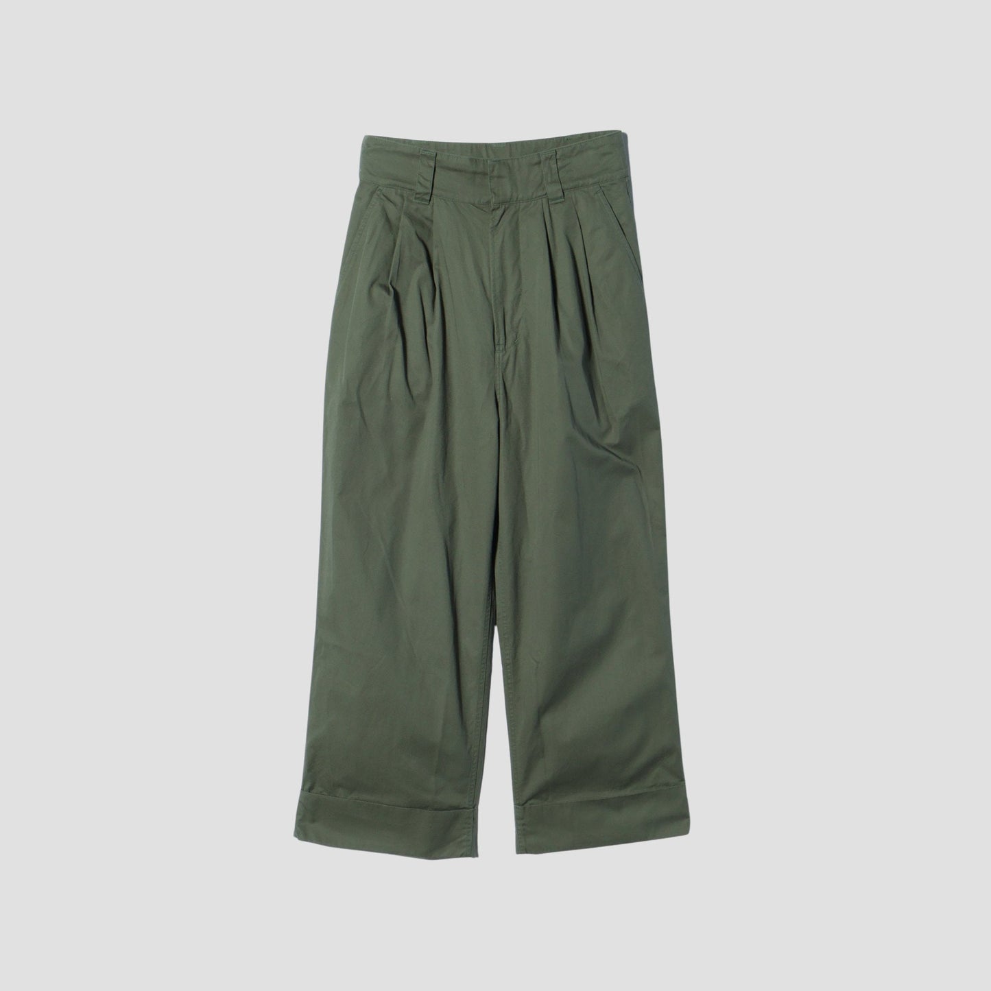 SOFT DENSE COTTON TROUSERS