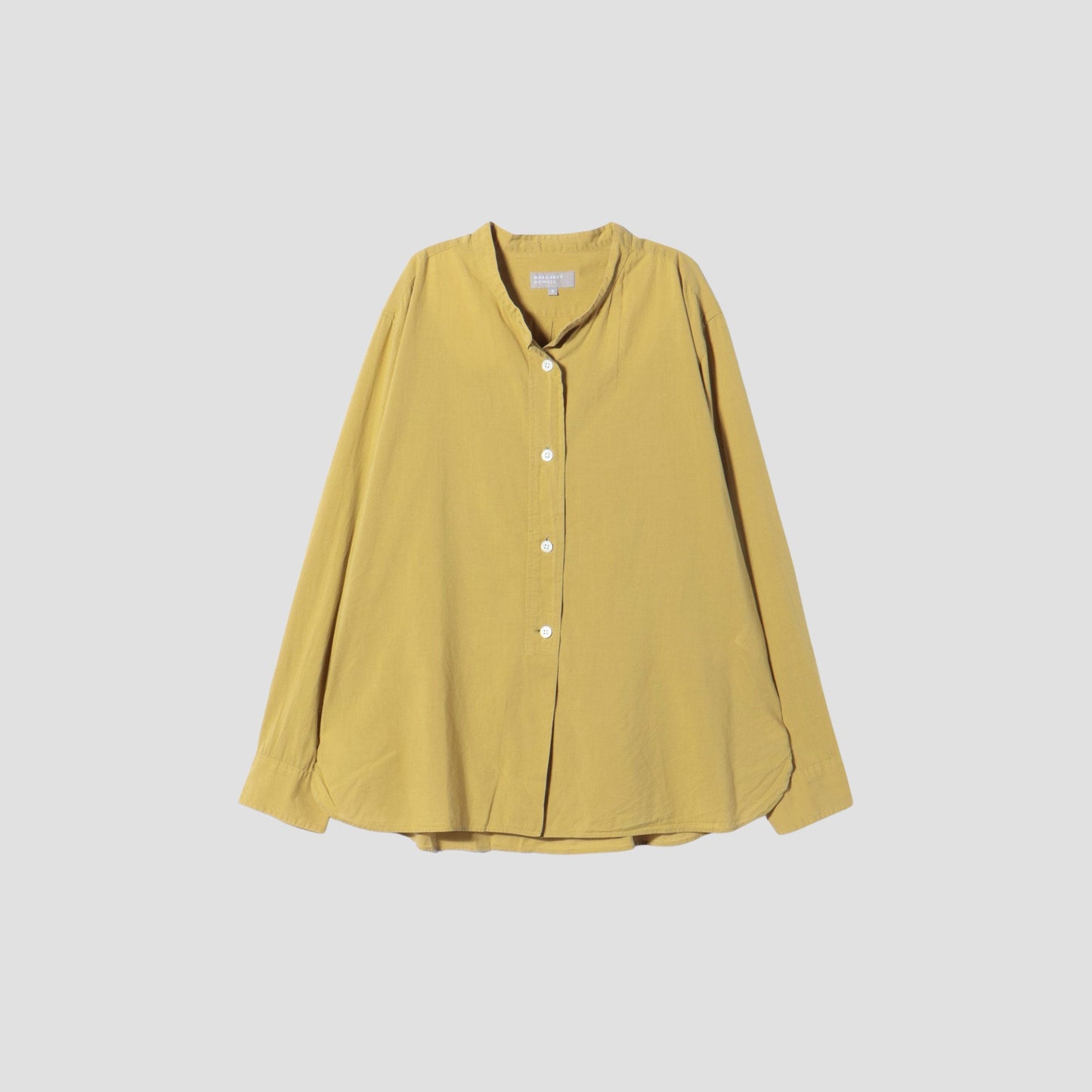 PIECE DYED WASHED COTTON SHIRT