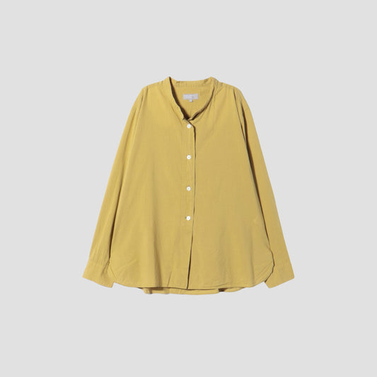 PIECE DYED WASHED COTTON SHIRT