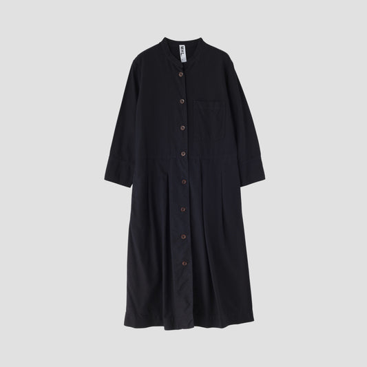 NATURAL COTTON OXFORD DRESS