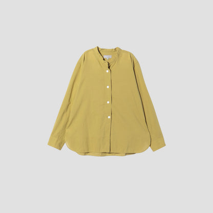 PIECE DYED WASHED COTTON SHIRT