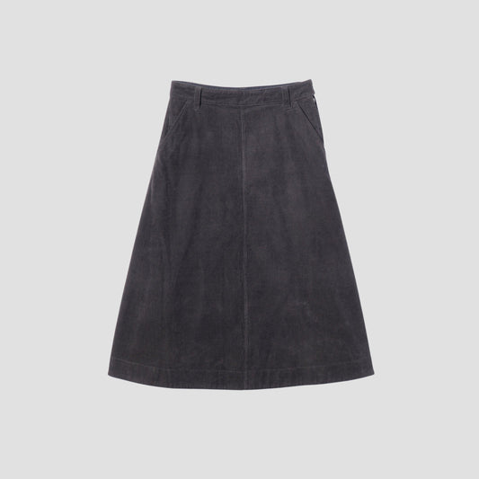 DRY COTTON NEEDLECORD SKIRT