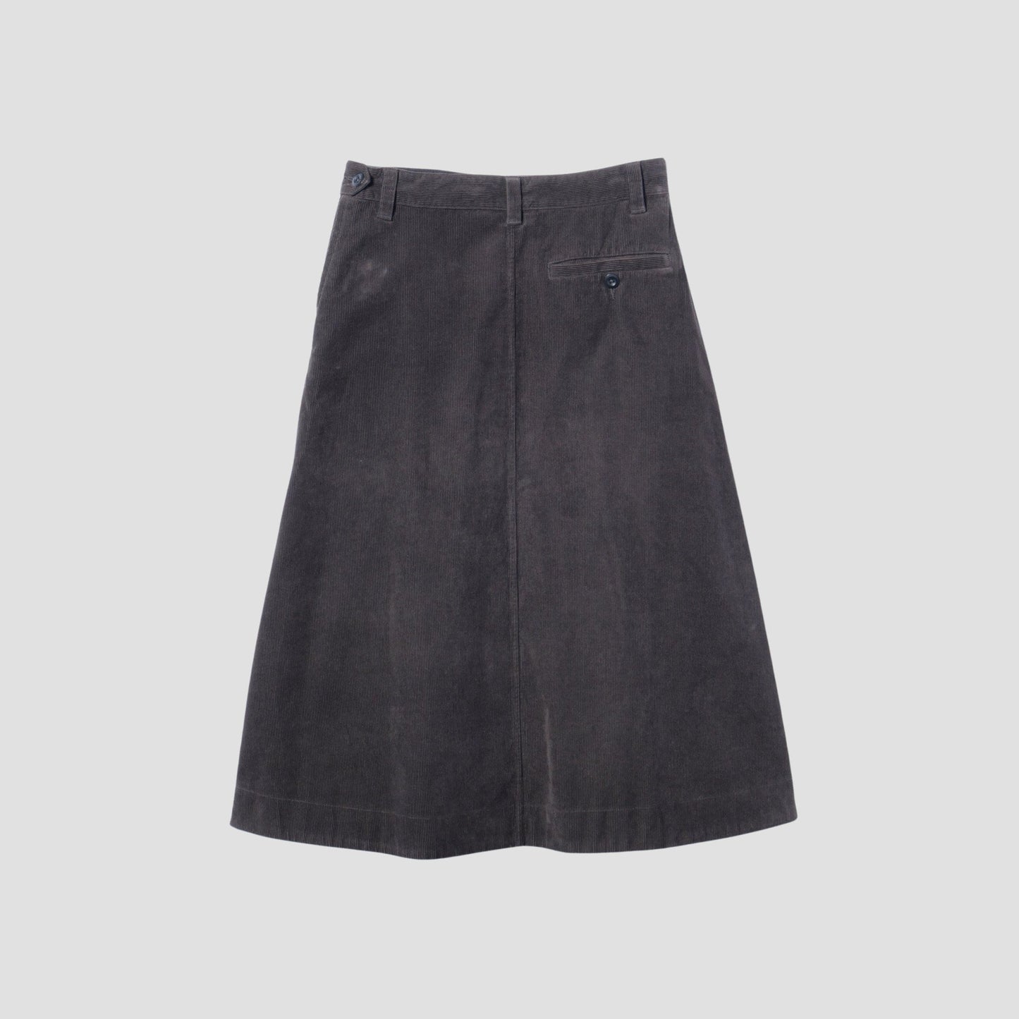 DRY COTTON NEEDLECORD SKIRT