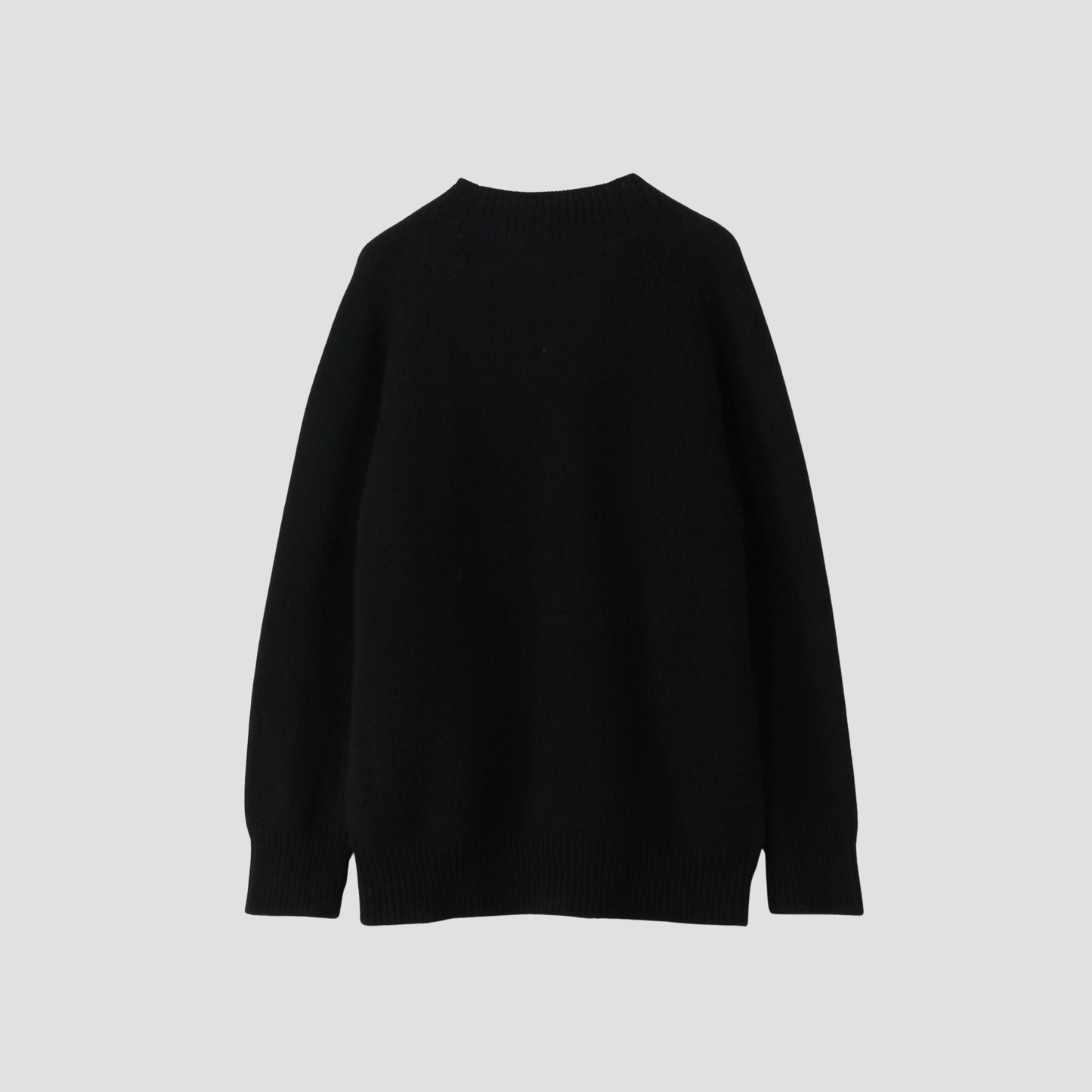 RIB COLLAR CARDIGAN KNIT
