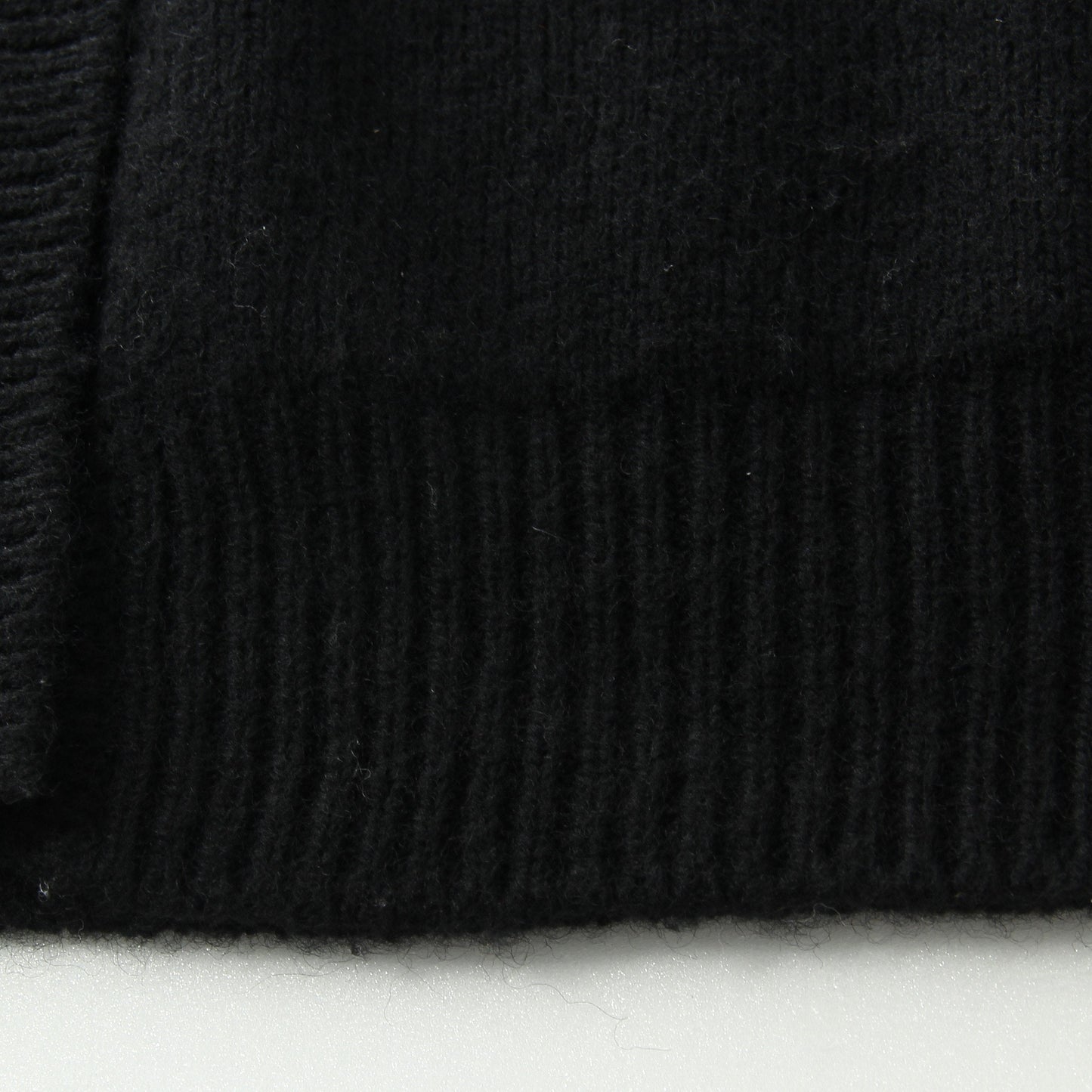 RIB COLLAR CARDIGAN KNIT
