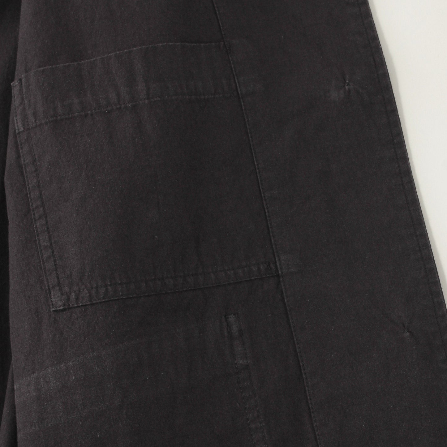 OVERDYE MELANGE COTTON LINEN BLOUSON